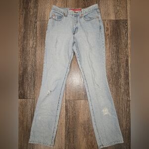 Vintage, guess, jeans, denim, light, y2k, 2000s, streetwear, classic, original